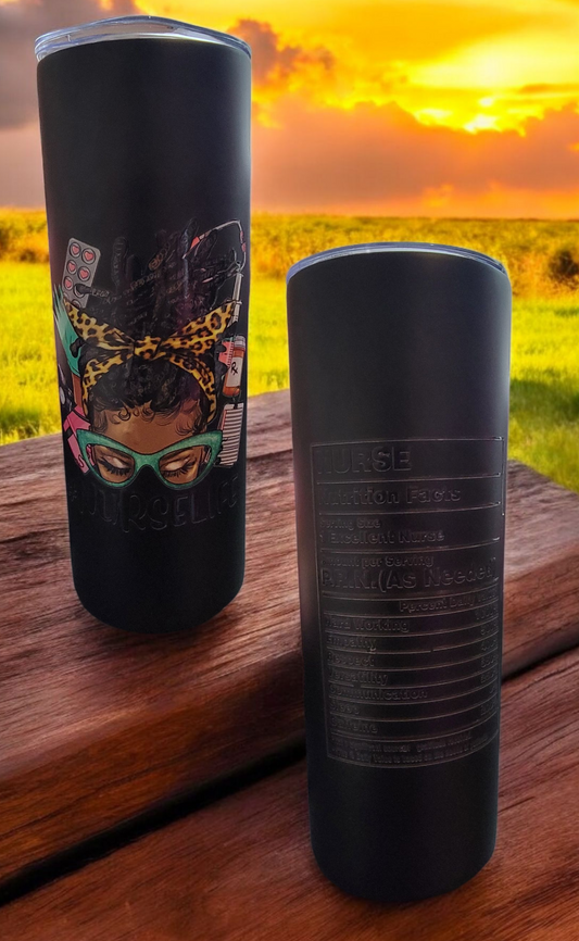 Nurse Nutrition Facts Tumbler