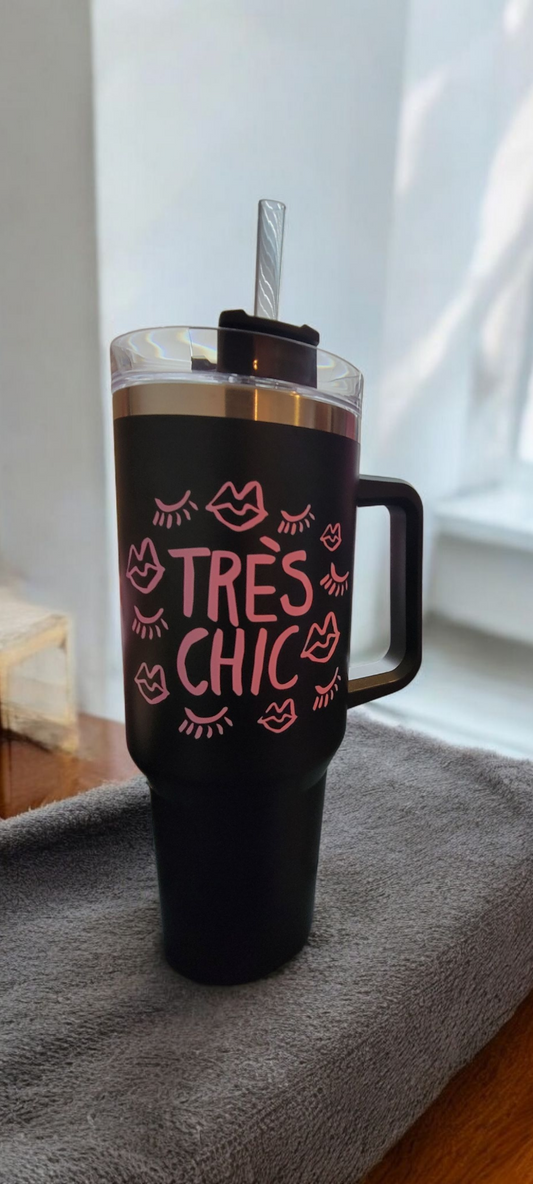 Tres Chic Tumbler - Black